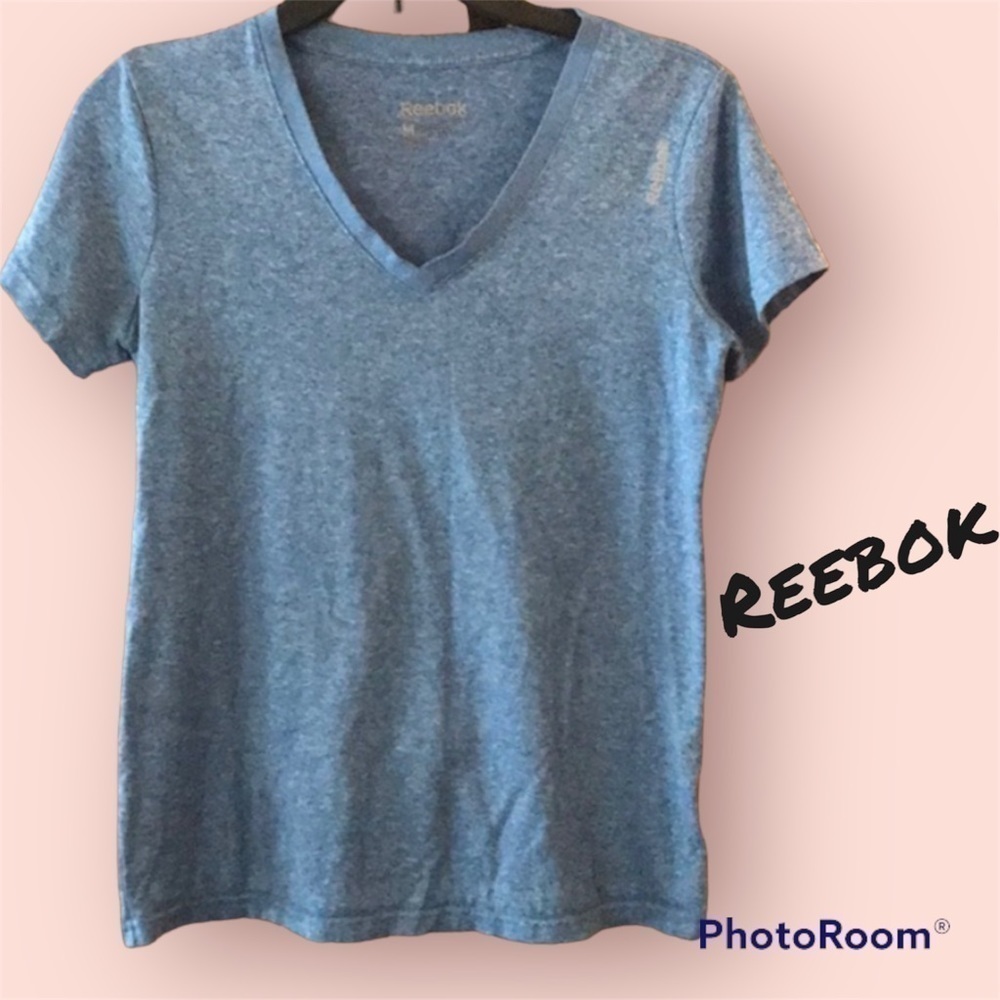 REEBOK Woman’s Shirt V-Neck Short Sleeve - Size M
